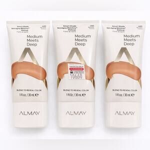 Almay Smart Shade Foundation Medium Meets Deep | Lot of 3 | New